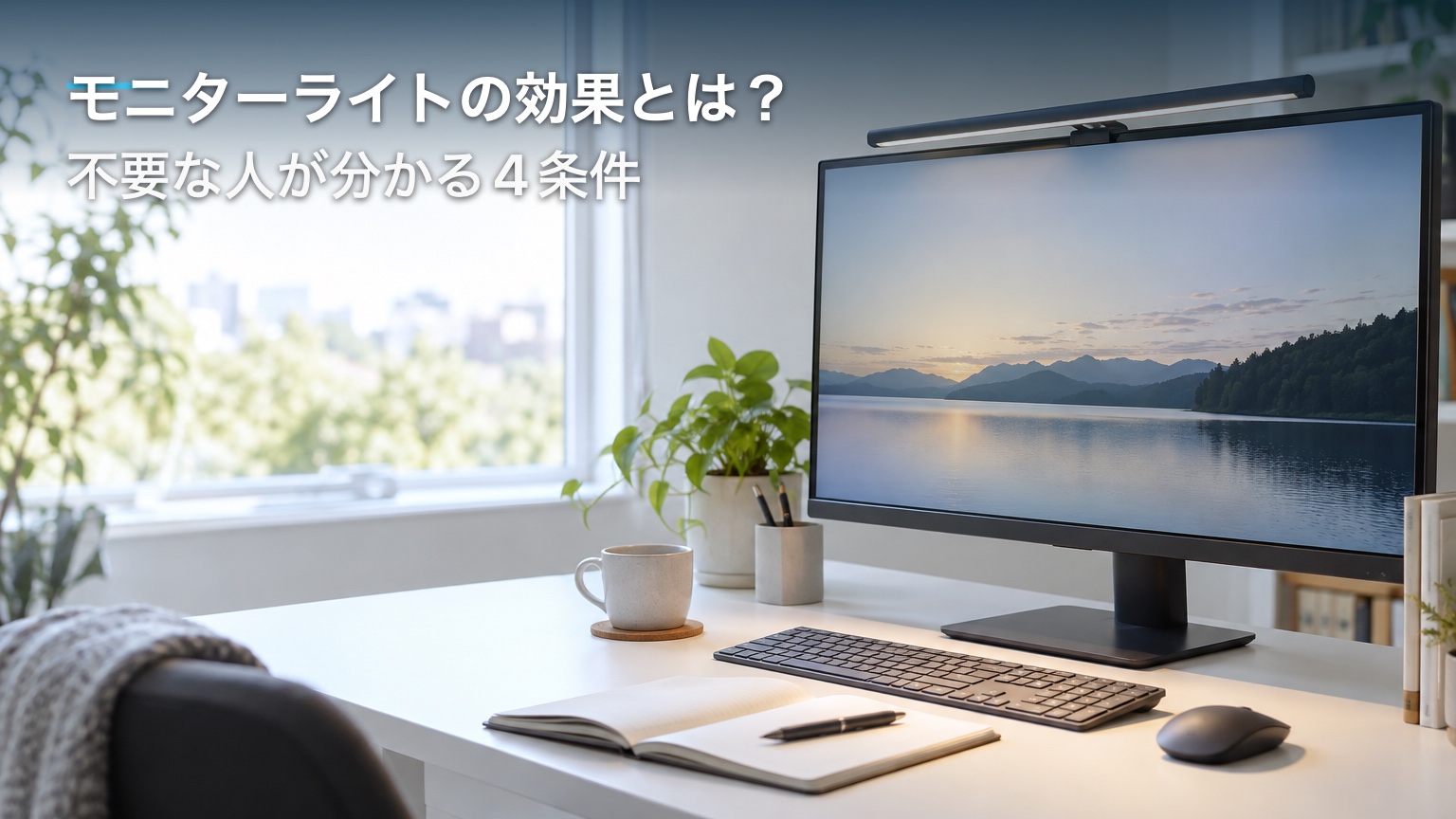 モニターライトの効果とは？不要な人が分かる4条件