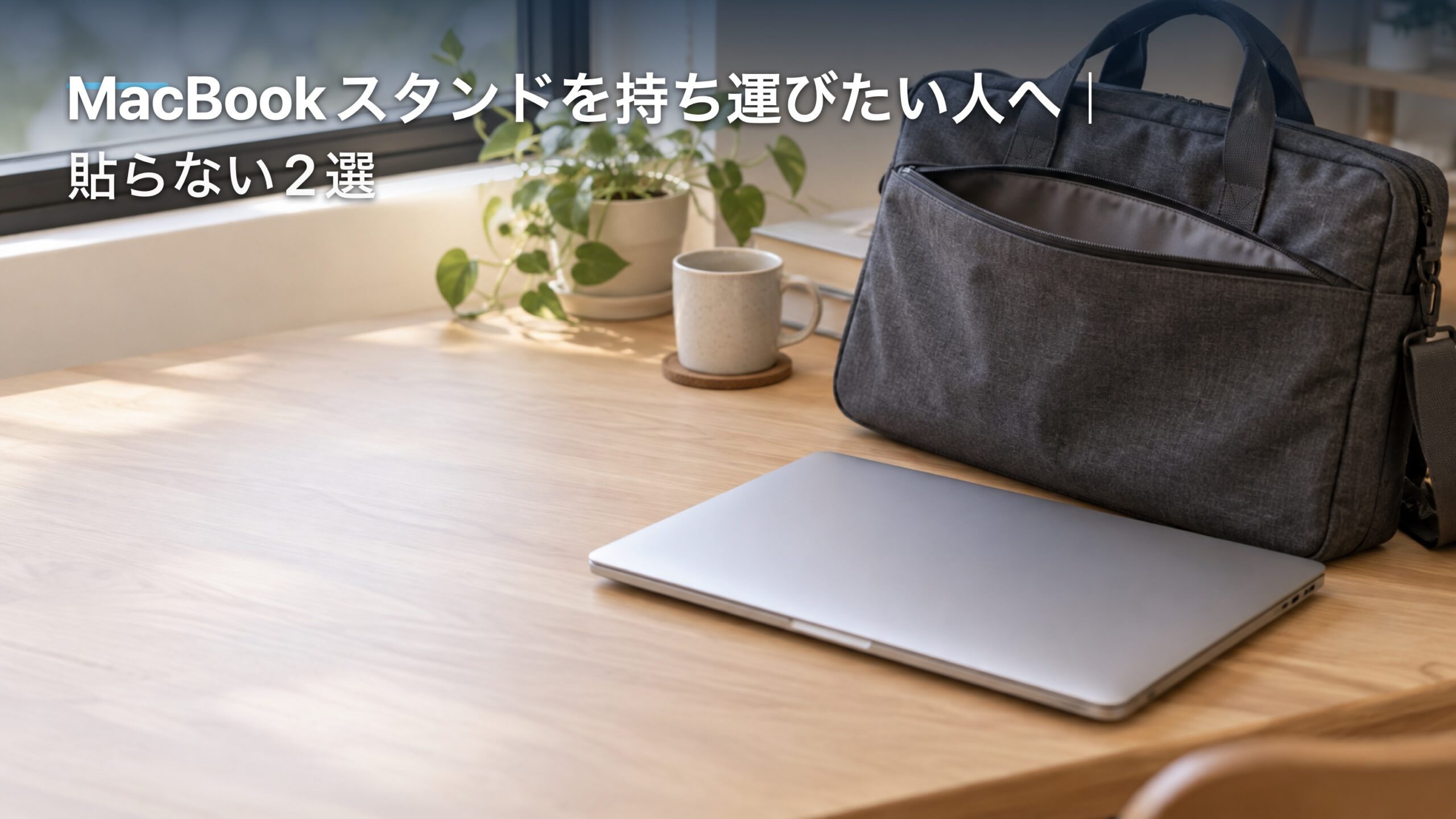 MacBookスタンドを持ち運びたい人へ｜貼らない2選